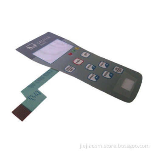 PET Membrane Keypad Stickers, Made of ET and PC Material